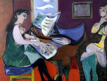 "The Pianist, 1948" Ceri Richards (1903-1971) Glynn Vivian Art Gallery © Estate of Ceri Richards/ DACS 2008