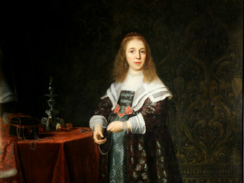 "Portrait of a Young Lady" Bartholomeus van der Helst (1613–1670) Glynn Vivian Art Gallery