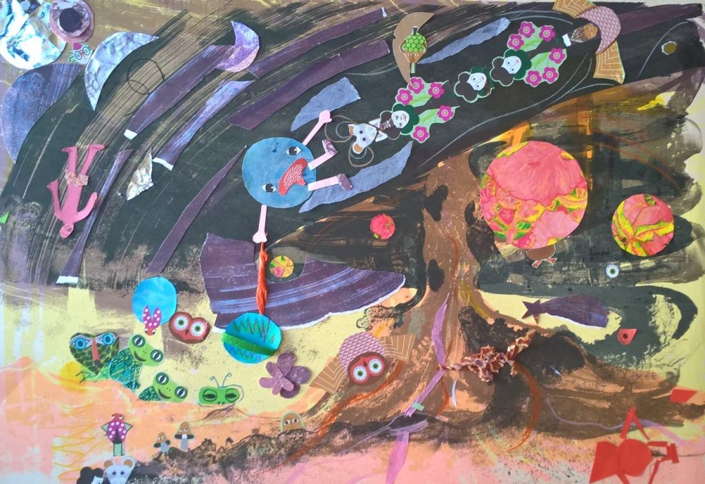dreamscapes painting by a child