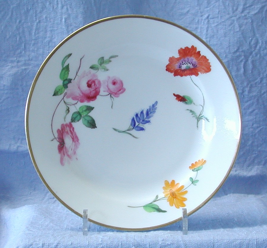 Cambrian Pottery plate decorated by Henry Morris