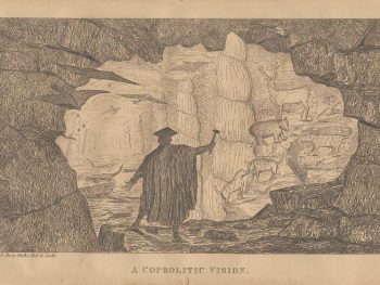 Sir Henry De la Beche KCB FRS (1796-1855) A Coprolitic Vision. Etching