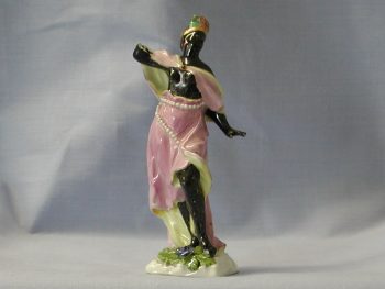 Meissen Pottery, Germany    Porcelain figure of a woman, said to represent Africa, c.1740-1820