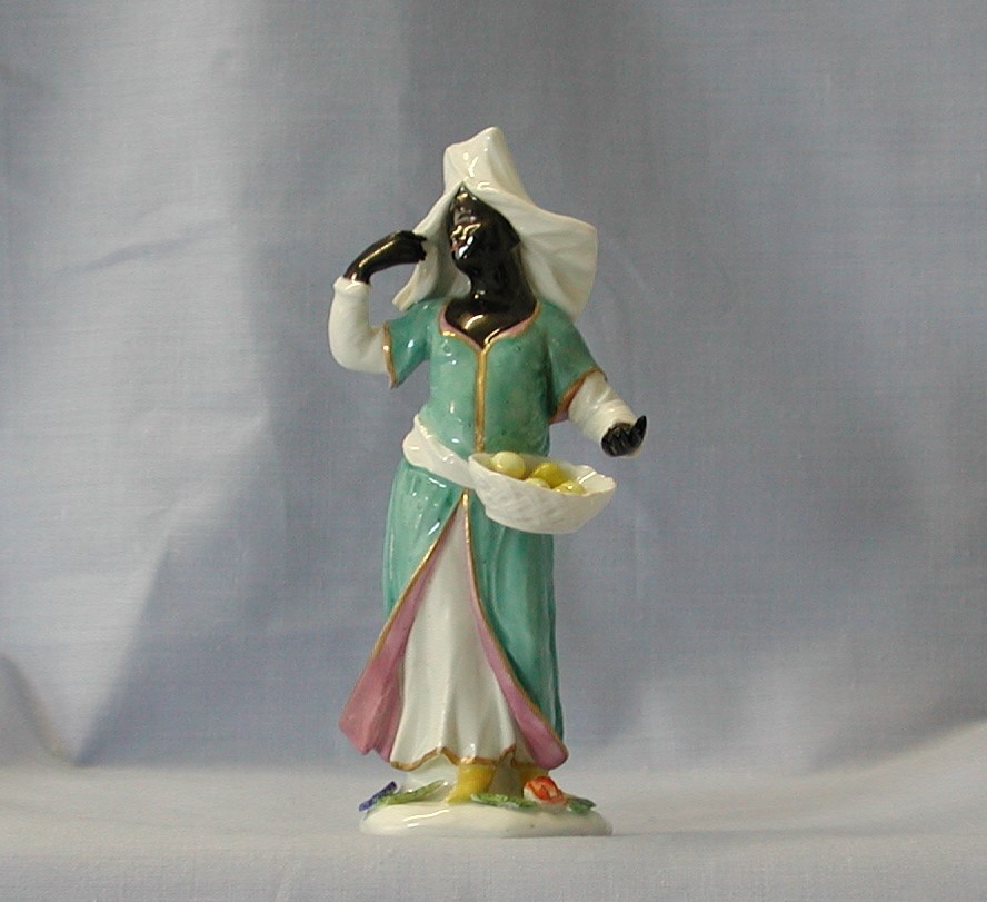 Meissen Pottery, Germany Porcelain figure of a Lemon-seller c.1740-1820