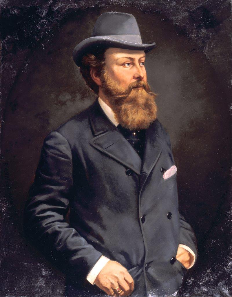 Portrait of Richard Glynn Vivian by R.E. Pfeninger, 1882. Oil on canvas